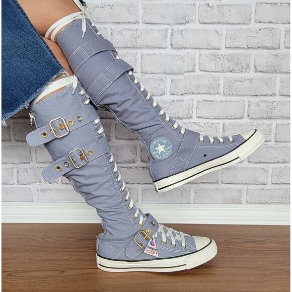 ⭐Converse Chuck Taylor All Star XXHi Buckles knee-hi 8.5 Boots Shoes Zip A11892C - Picture 2 of 11